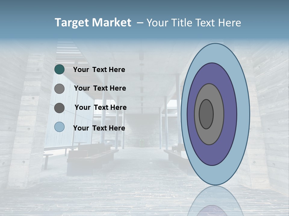 Empty Indoor Sunlight PowerPoint Template