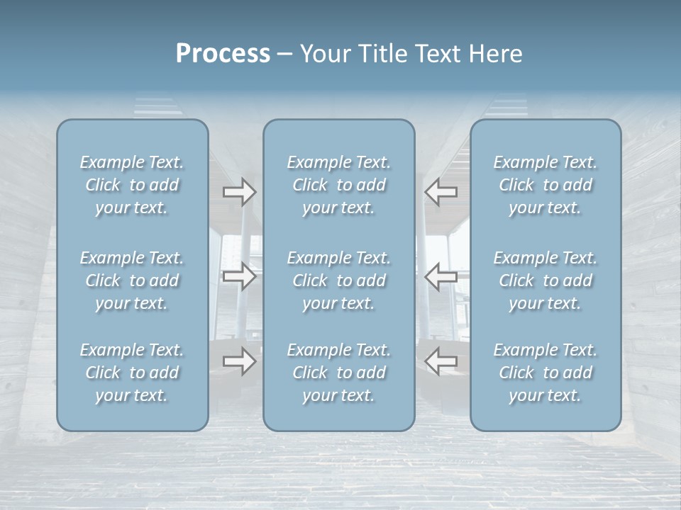 Empty Indoor Sunlight PowerPoint Template