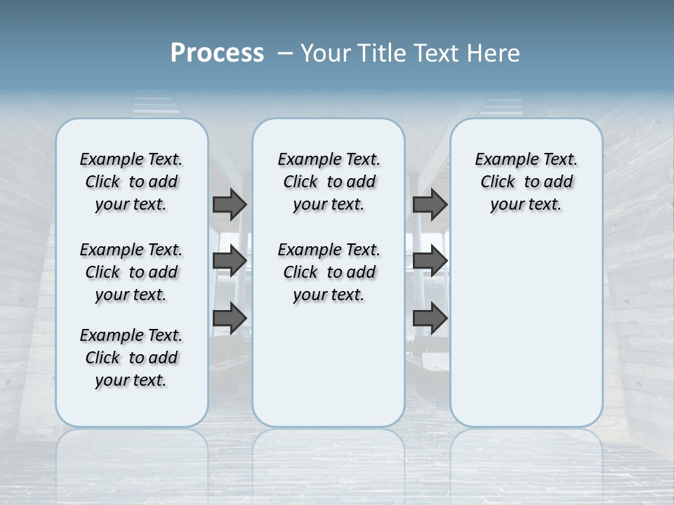 Empty Indoor Sunlight PowerPoint Template