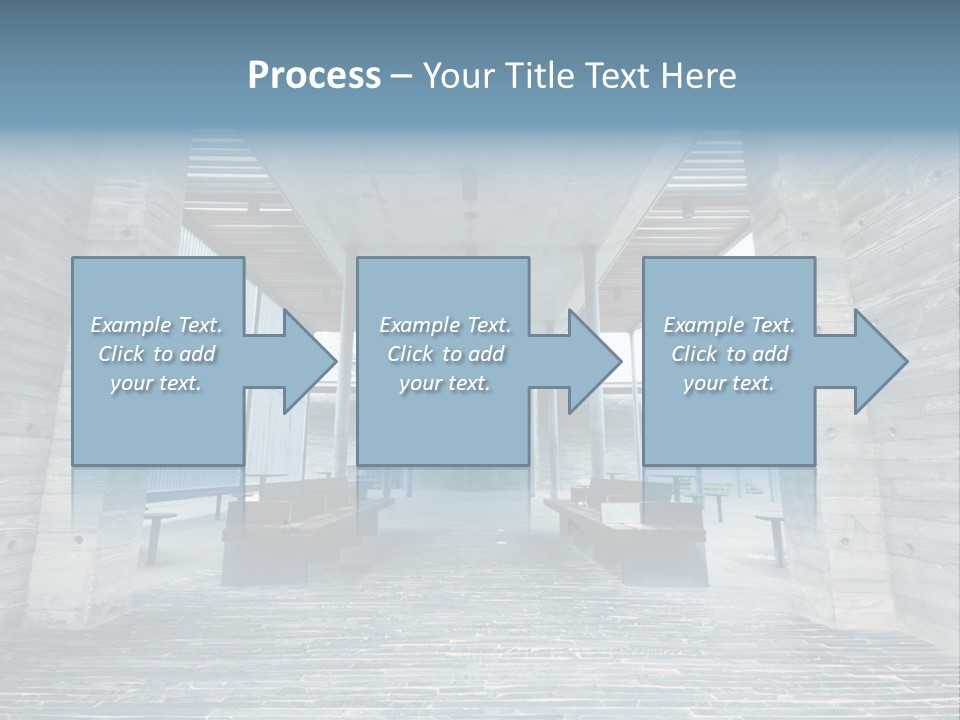 Empty Indoor Sunlight PowerPoint Template