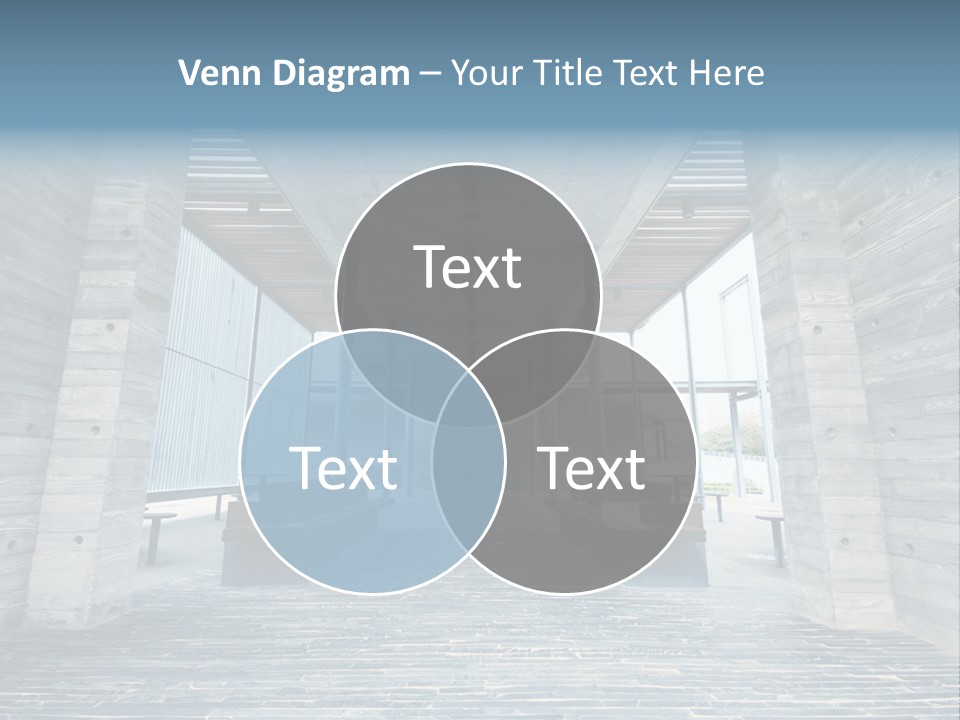 Empty Indoor Sunlight PowerPoint Template