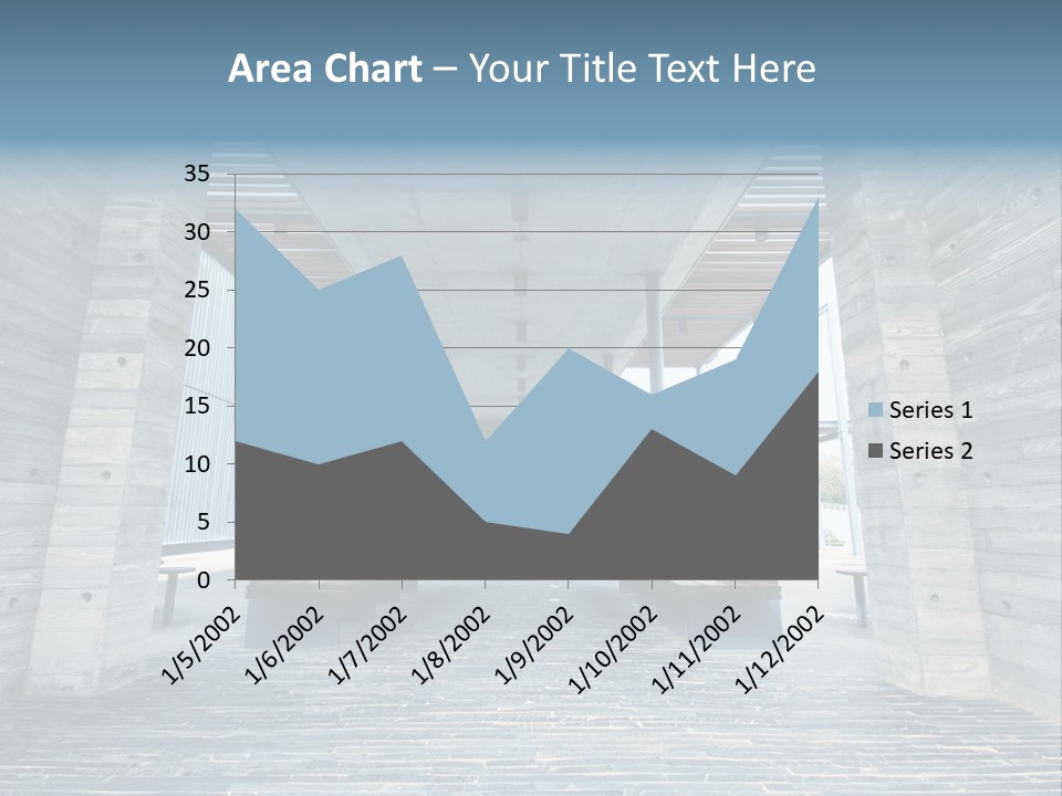 Empty Indoor Sunlight PowerPoint Template