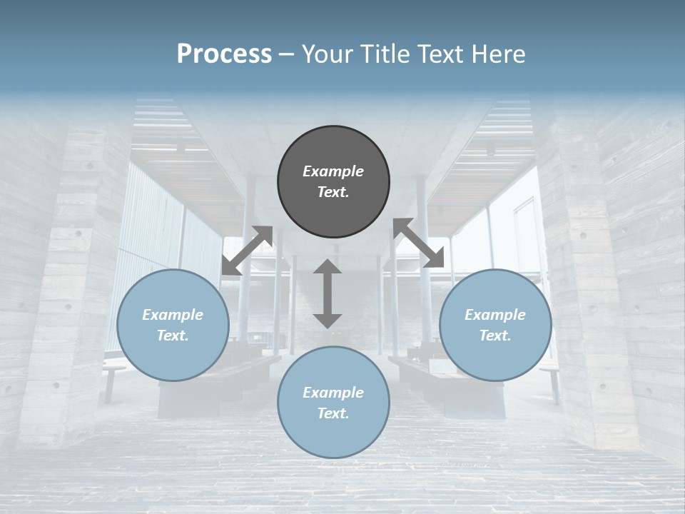 Empty Indoor Sunlight PowerPoint Template