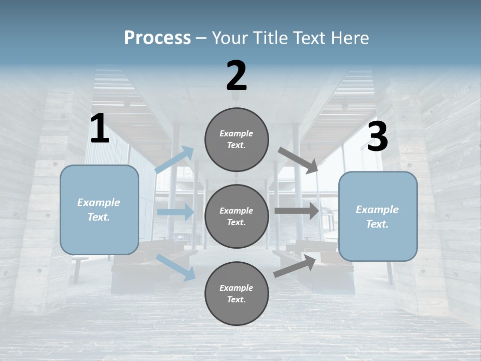 Empty Indoor Sunlight PowerPoint Template