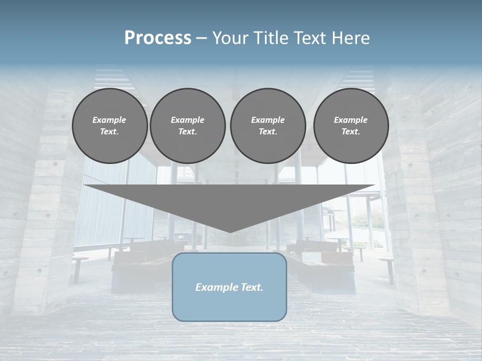 Empty Indoor Sunlight PowerPoint Template