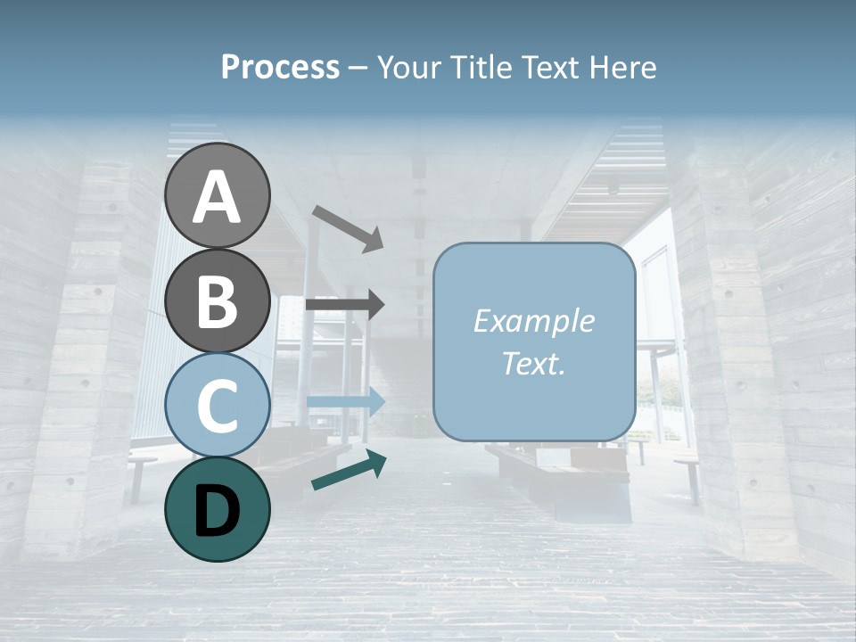 Empty Indoor Sunlight PowerPoint Template