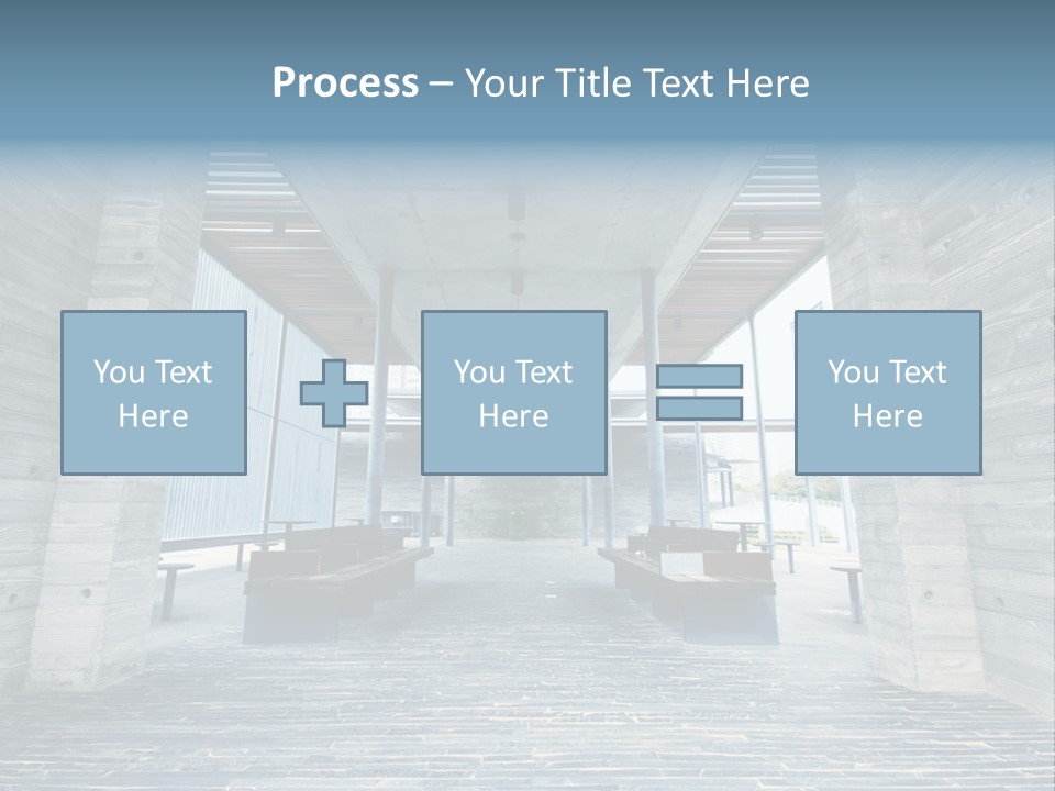 Empty Indoor Sunlight PowerPoint Template