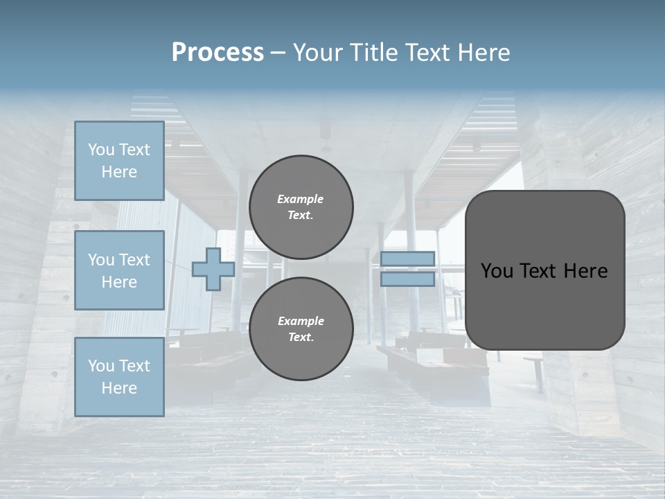 Empty Indoor Sunlight PowerPoint Template