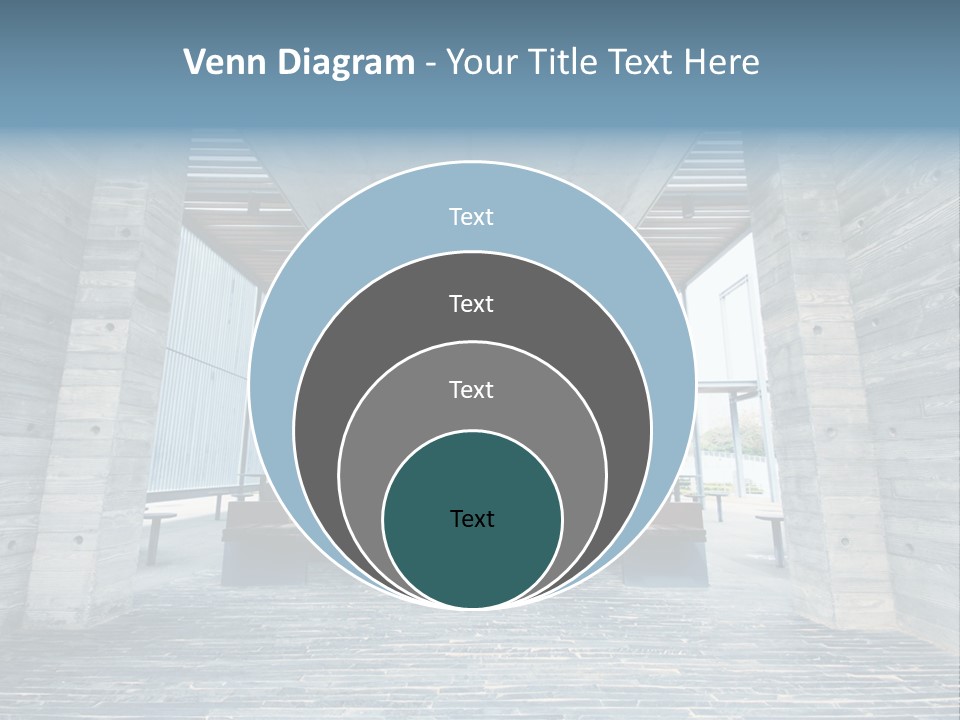 Empty Indoor Sunlight PowerPoint Template