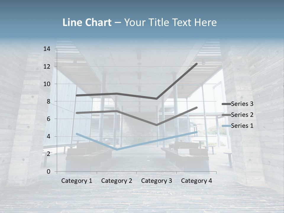 Empty Indoor Sunlight PowerPoint Template