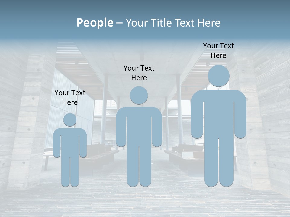 Empty Indoor Sunlight PowerPoint Template