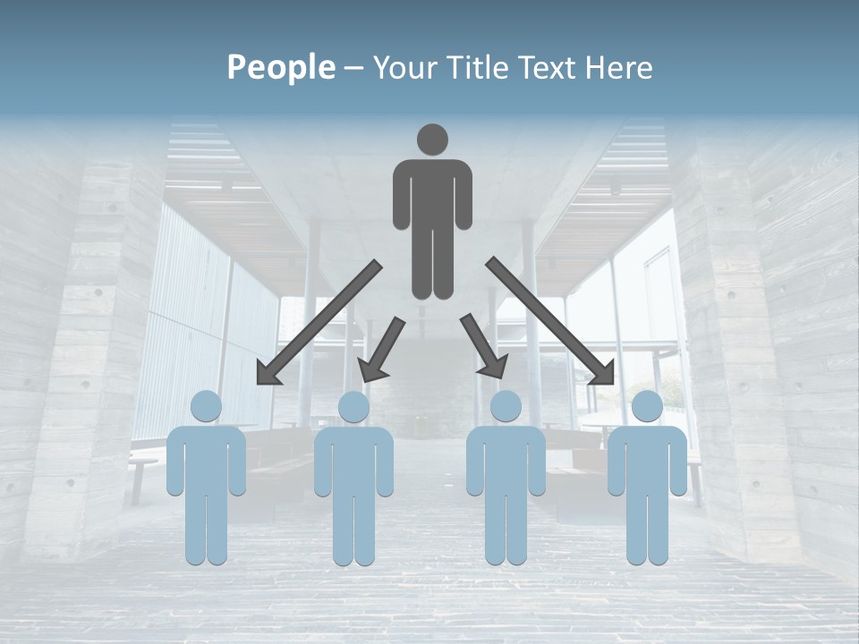 Empty Indoor Sunlight PowerPoint Template