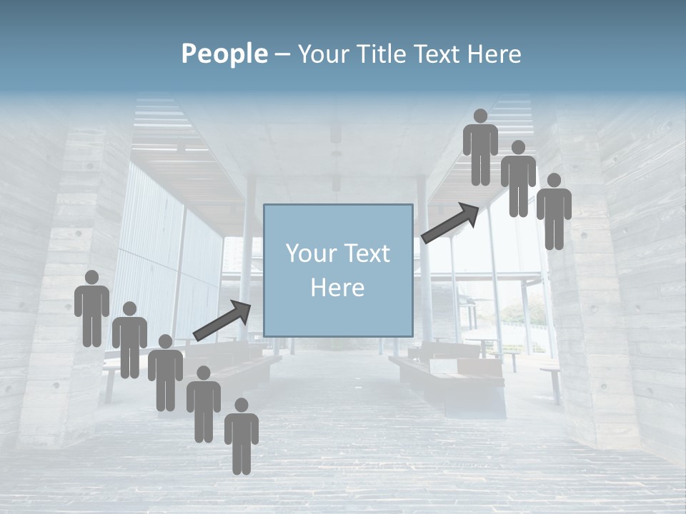 Empty Indoor Sunlight PowerPoint Template