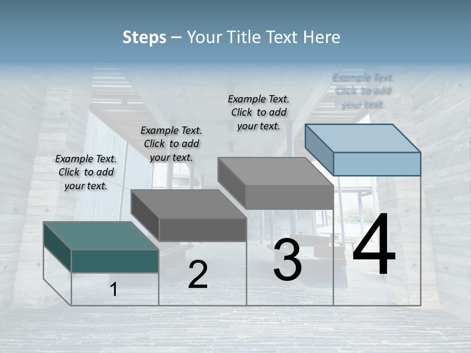 Empty Indoor Sunlight PowerPoint Template