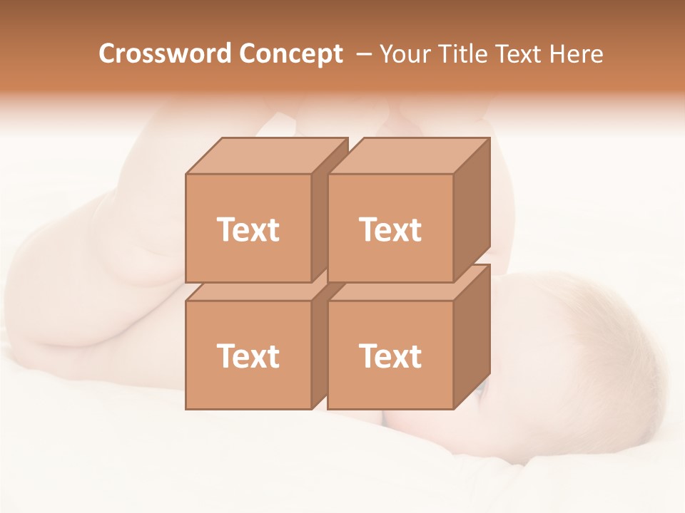 Beautiful Caucasian Care PowerPoint Template
