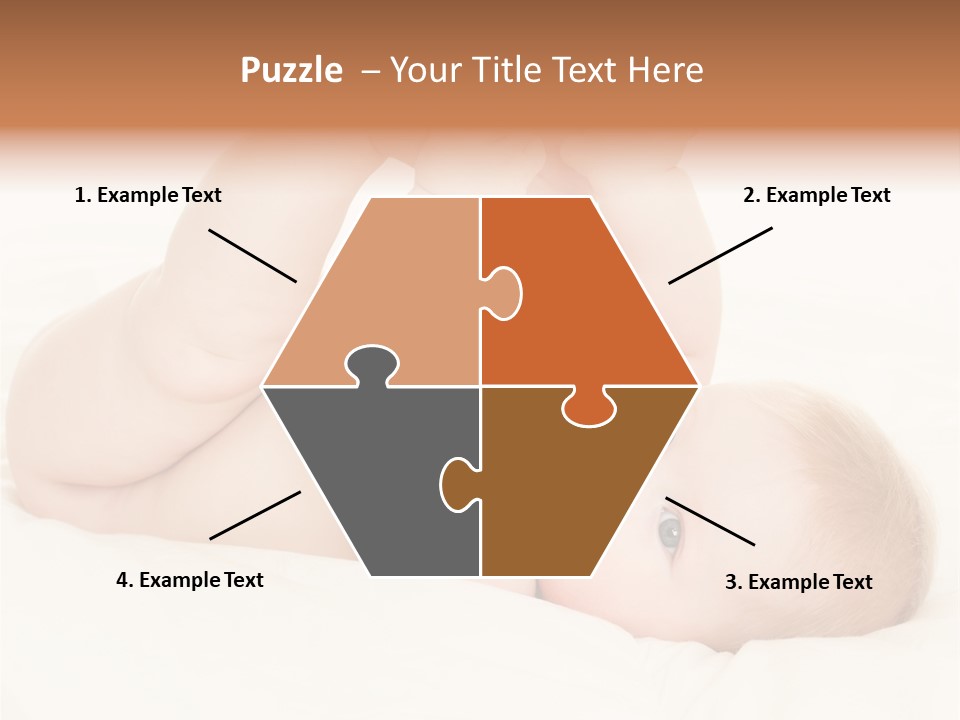 Beautiful Caucasian Care PowerPoint Template