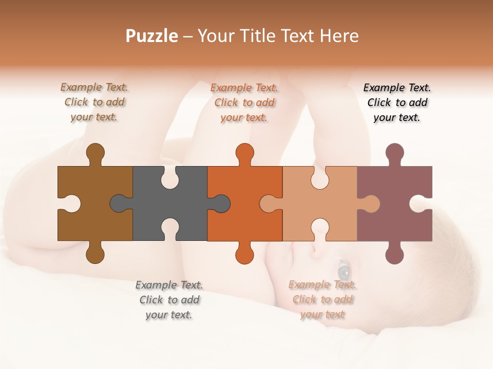 Beautiful Caucasian Care PowerPoint Template