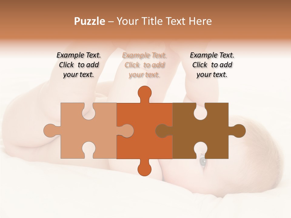 Beautiful Caucasian Care PowerPoint Template