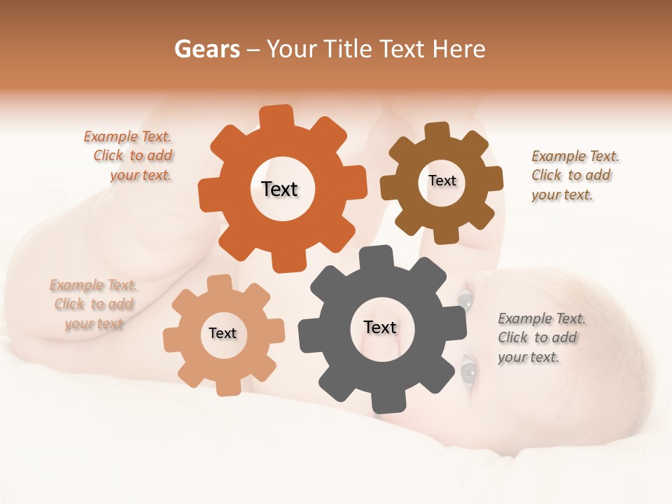 Beautiful Caucasian Care PowerPoint Template