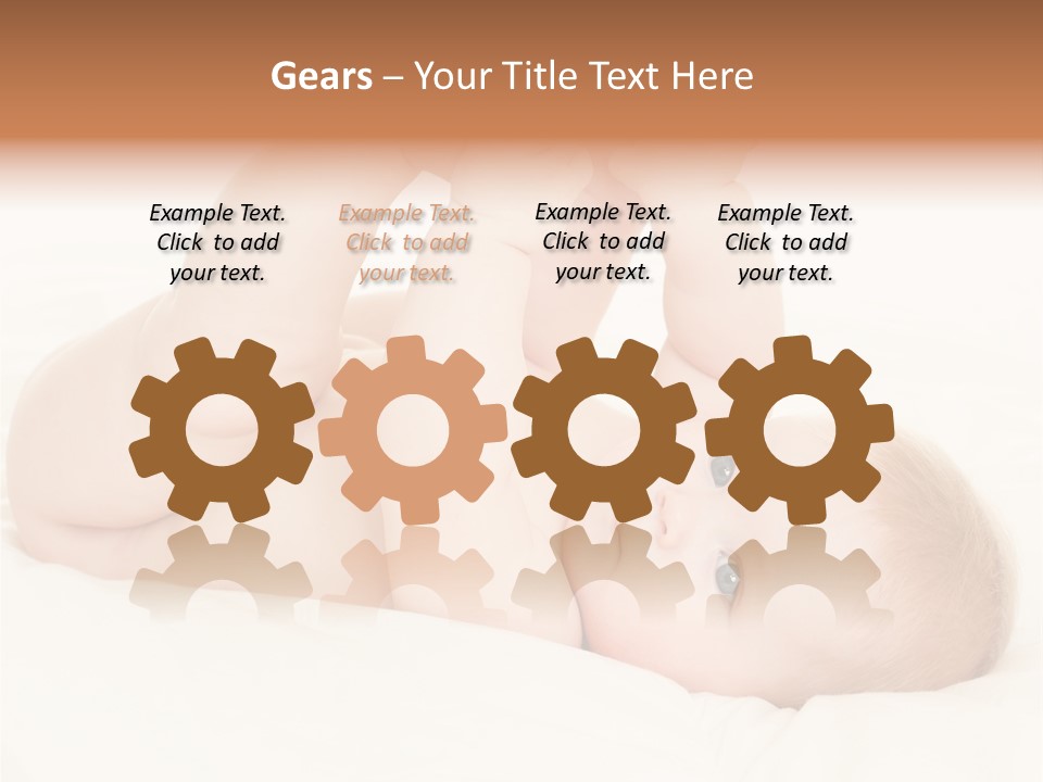 Beautiful Caucasian Care PowerPoint Template