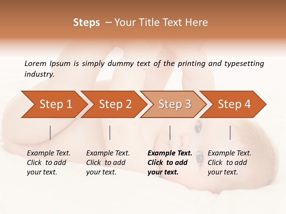 Beautiful Caucasian Care PowerPoint Template