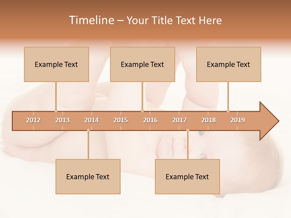 Beautiful Caucasian Care PowerPoint Template