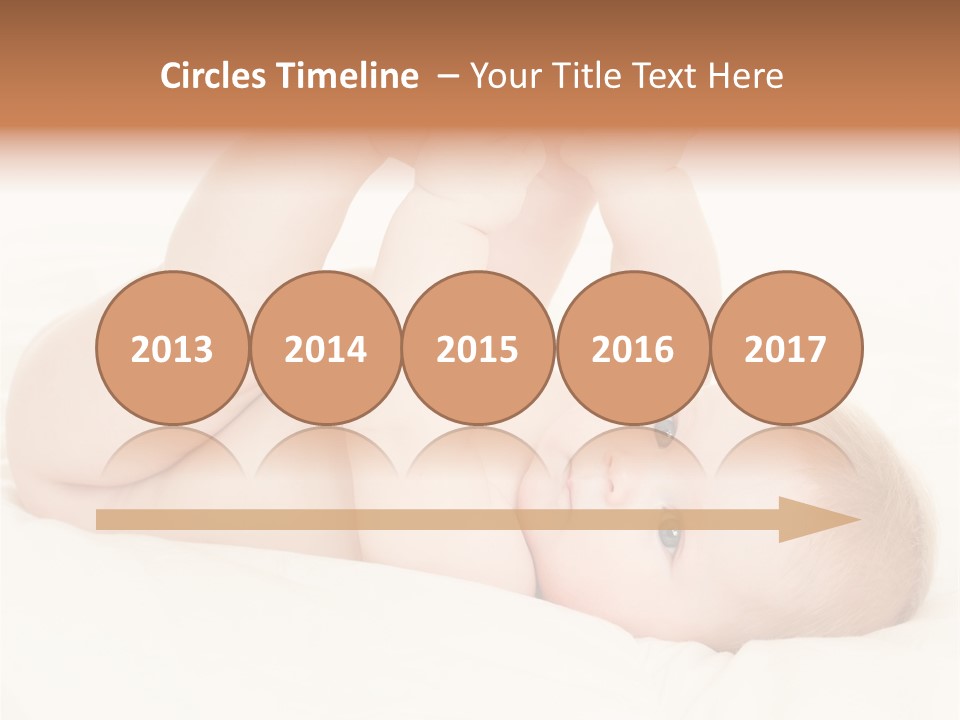 Beautiful Caucasian Care PowerPoint Template