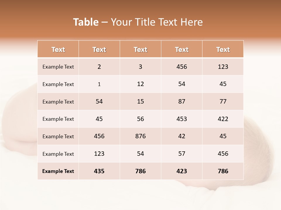 Beautiful Caucasian Care PowerPoint Template