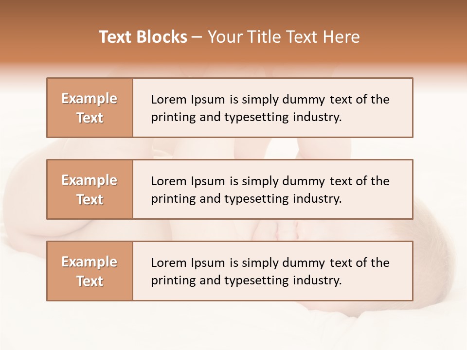 Beautiful Caucasian Care PowerPoint Template