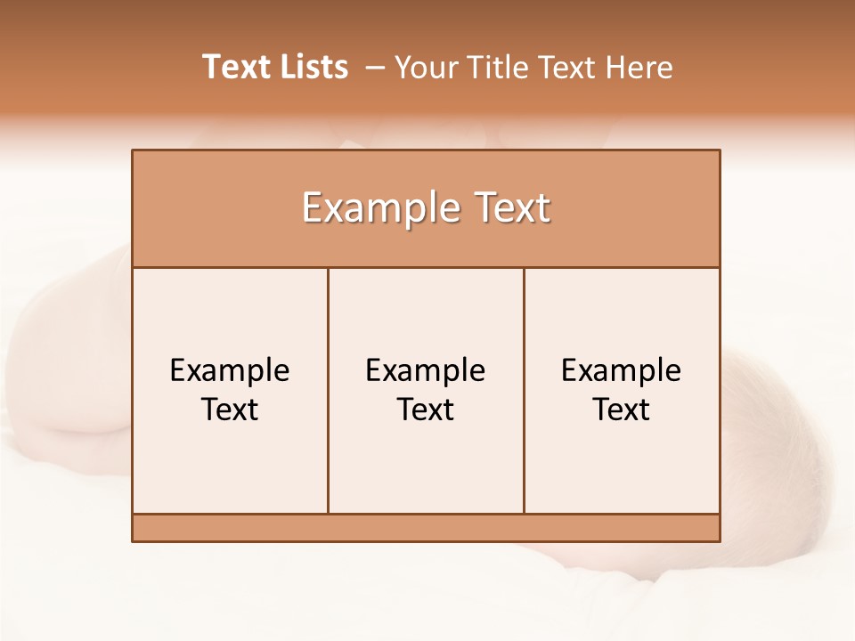 Beautiful Caucasian Care PowerPoint Template