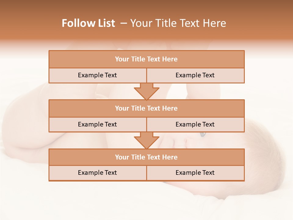 Beautiful Caucasian Care PowerPoint Template