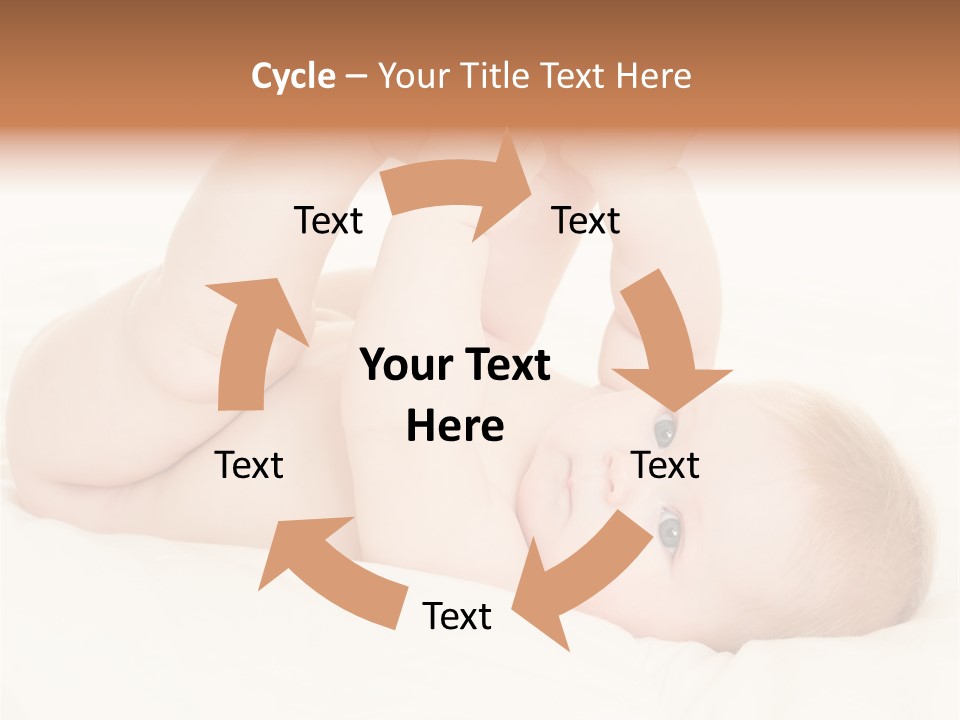 Beautiful Caucasian Care PowerPoint Template