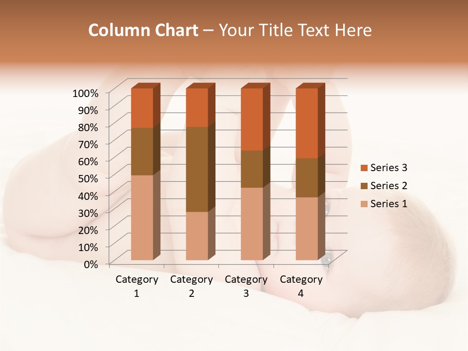 Beautiful Caucasian Care PowerPoint Template
