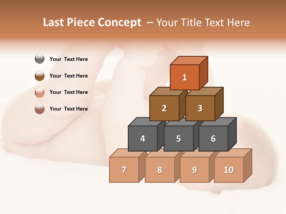 Beautiful Caucasian Care PowerPoint Template