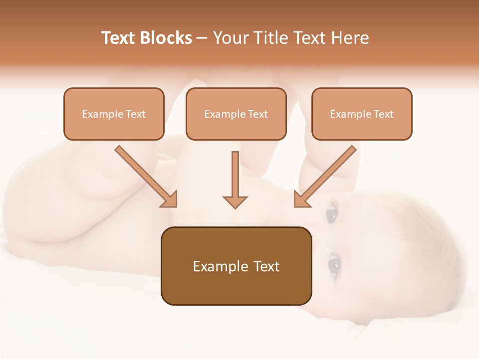 Beautiful Caucasian Care PowerPoint Template