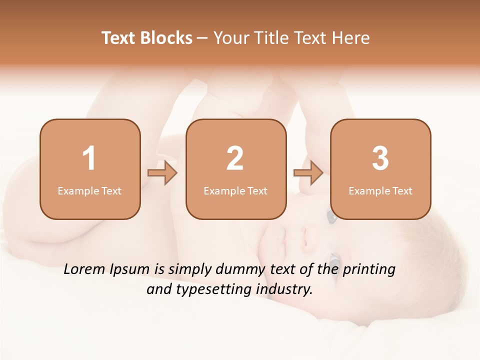 Beautiful Caucasian Care PowerPoint Template