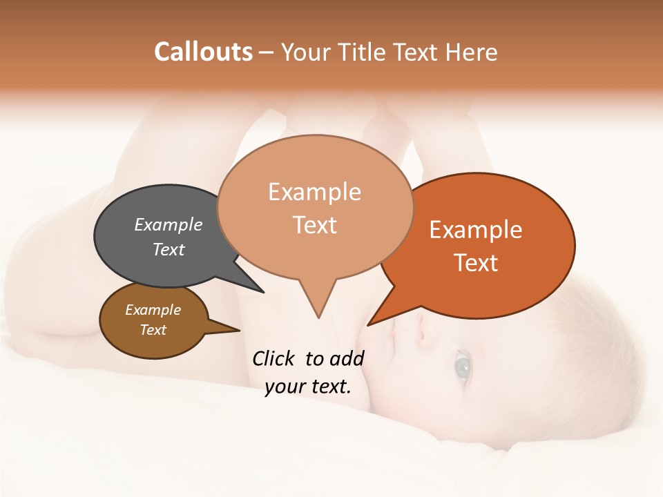 Beautiful Caucasian Care PowerPoint Template