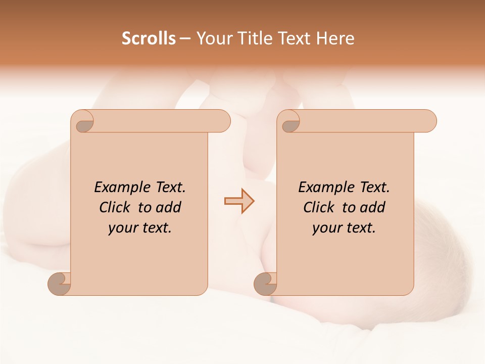 Beautiful Caucasian Care PowerPoint Template