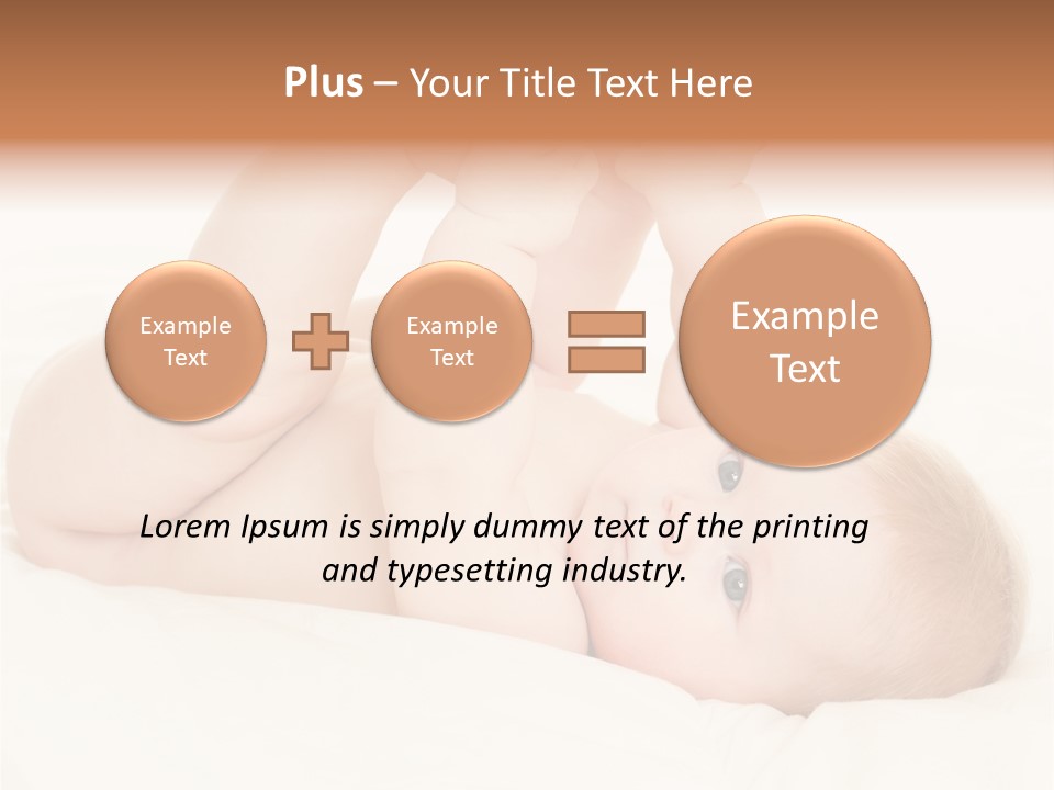 Beautiful Caucasian Care PowerPoint Template