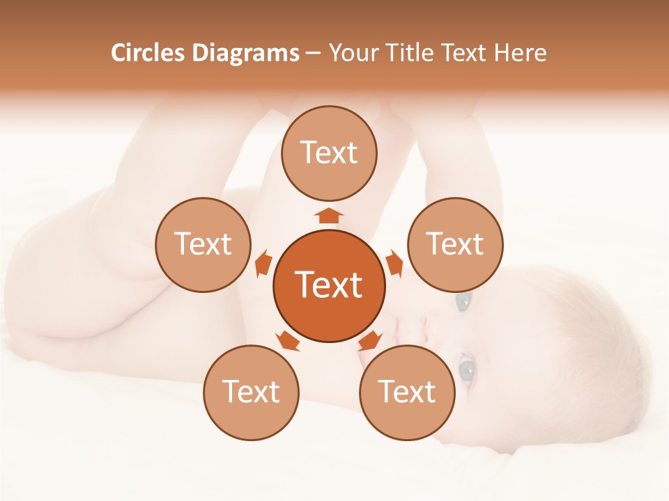 Beautiful Caucasian Care PowerPoint Template