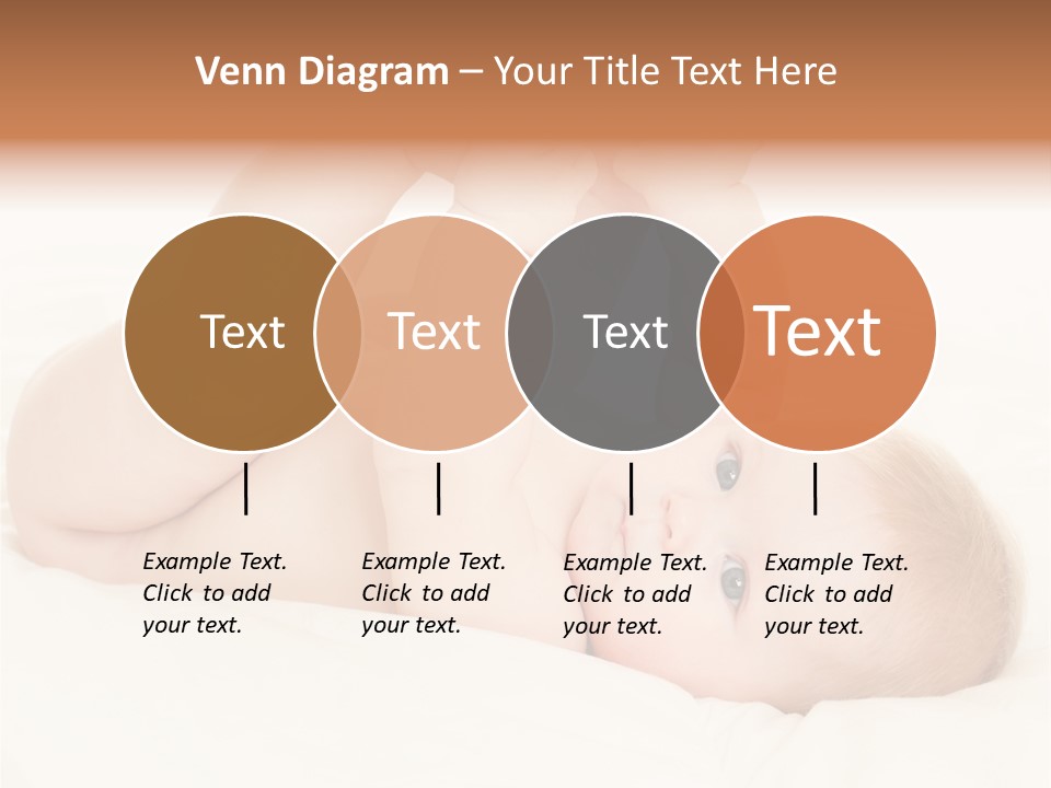 Beautiful Caucasian Care PowerPoint Template