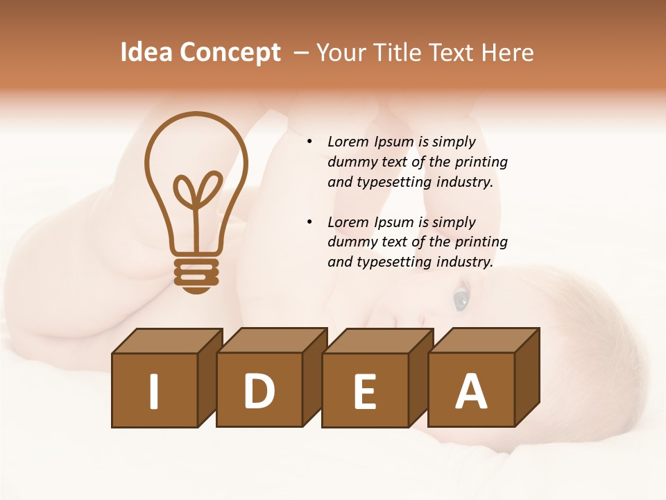 Beautiful Caucasian Care PowerPoint Template