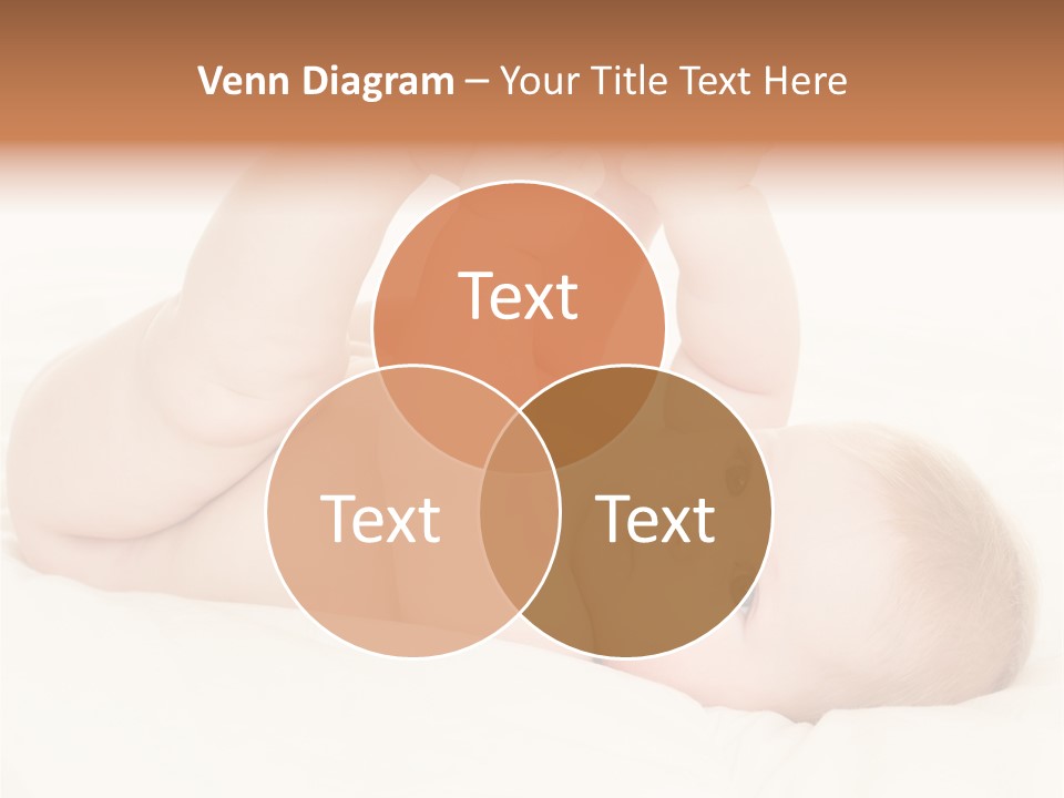 Beautiful Caucasian Care PowerPoint Template