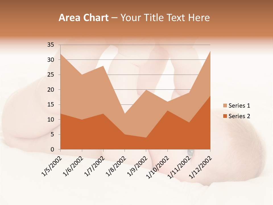 Beautiful Caucasian Care PowerPoint Template