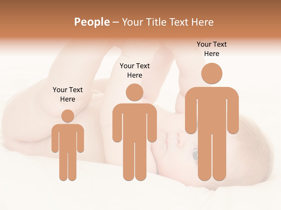 Beautiful Caucasian Care PowerPoint Template