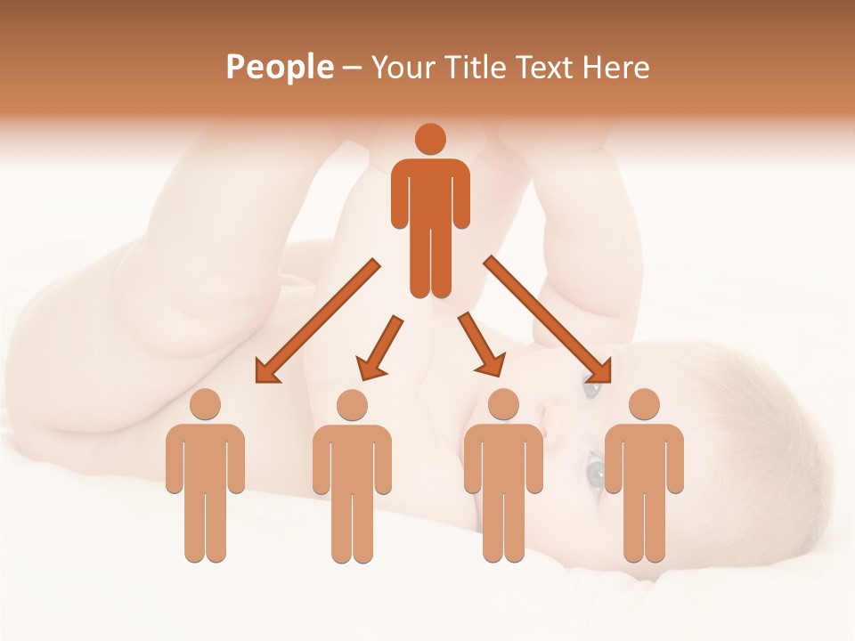 Beautiful Caucasian Care PowerPoint Template