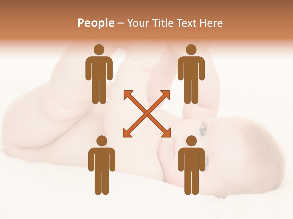 Beautiful Caucasian Care PowerPoint Template