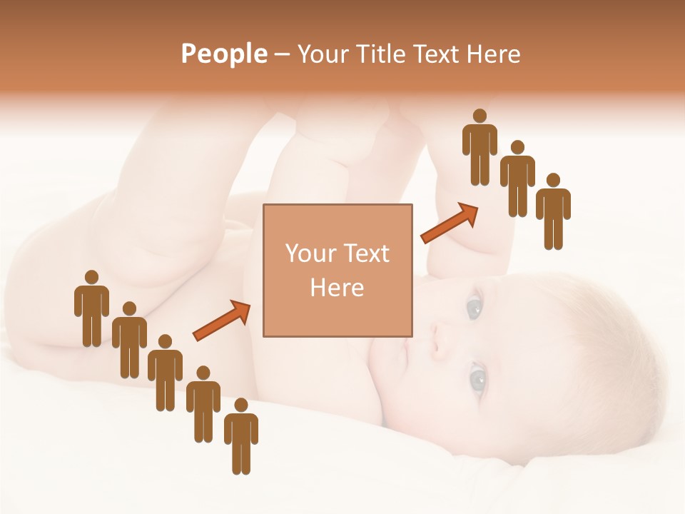 Beautiful Caucasian Care PowerPoint Template