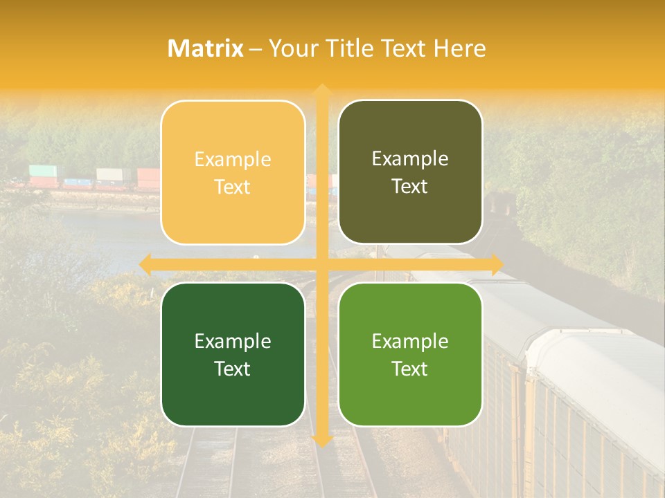 Metal Carriage Service PowerPoint Template
