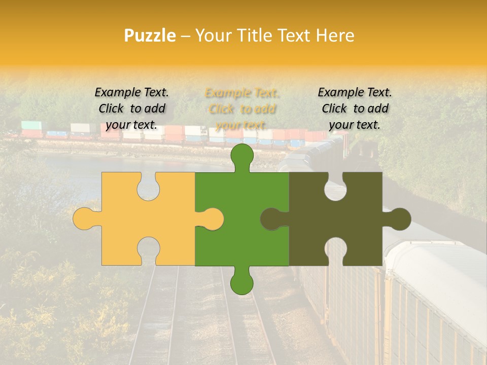 Metal Carriage Service PowerPoint Template